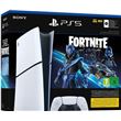 Console Sony édition numérique PlayStation®5 modèle Slim Fortnite® Blanc et Noir