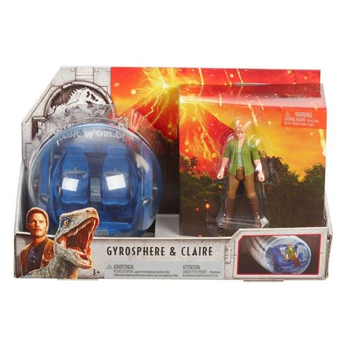 Speelset Jurassic World Helder en gyrosphere