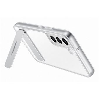 Coque Fonction stand pour Samsung Galaxy S22 Transparent