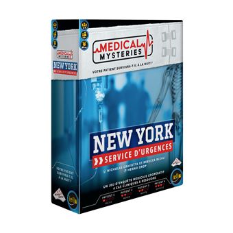 Jeu d'enquête Iello Medical Mysteries New York