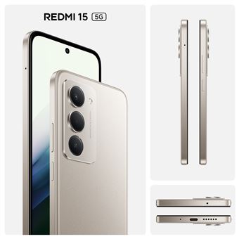 Xiaomi Redmi 15 5G 8/256 Titan Gray - Smartphone | fnac Suisse