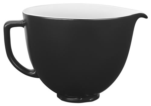 Bol en céramique de 4,7 L KitchenAid 5KSM2CB5BM Noir