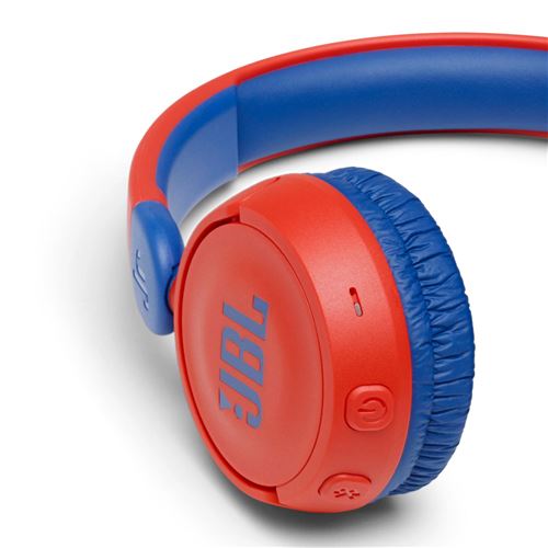 Casque sans fil Bluetooth pour enfant JBL JR310BT Rouge et bleu