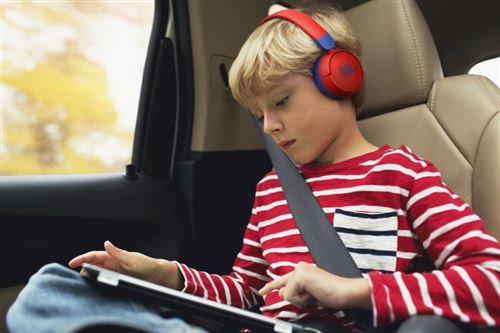 Casque Bluetooth JBL JR301 Pour Enfants - Rouge - Volume Limité à 85 DB
