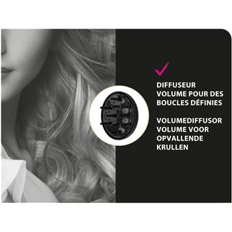 Sèche-cheveux Calor Haute performance Compact Pro+ CV6932C0 2200 W Noir