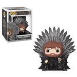 Figurine Funko Pop Deluxe Game of Thrones Saison 10 Tyrion Sitting On Iron Throne