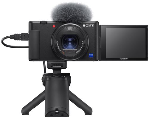 Sony Compact camera Vlogging Pack ZV1 Zwart + Handgreep VCTSGR1