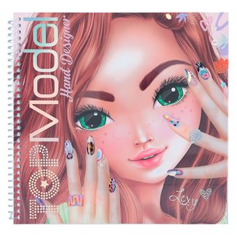 Dessin et coloriage enfant Top Model Carnet Color Create Hand-Design