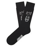 Chaussettes Jimmy Lion Basquiat Sugar Ray Robinson Taille M Noir