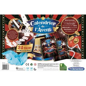 Coffret De Magie Clementoni Calendrier De L'avent Magie