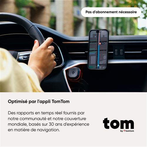 TomTom Tom – Assistant D’aide à La Conduite – Alertes Dangers, Bouchons, Limitations – Compatible CarPlay & Android Auto - 8