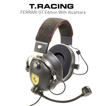 Pack Gaming Thrustmaster Casque + Volant en Alcantara