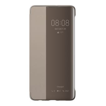 Huawei P30 View Flip Cover Khaki