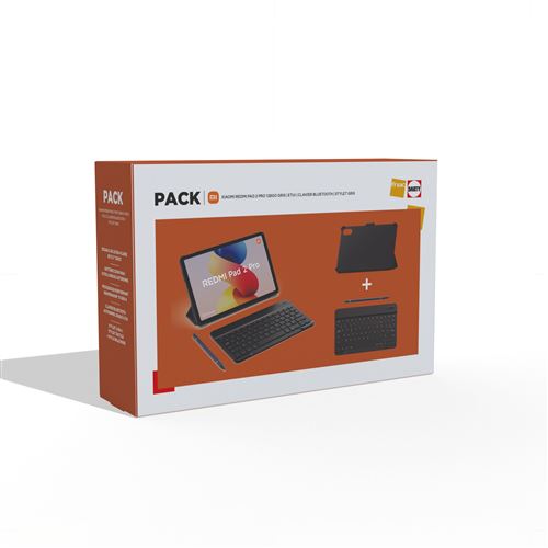 Pack Tablette Tactile Xiaomi Redmi Pad 2 Pro 12 1 + Etui + Clavier Bluetooth + Stylet
