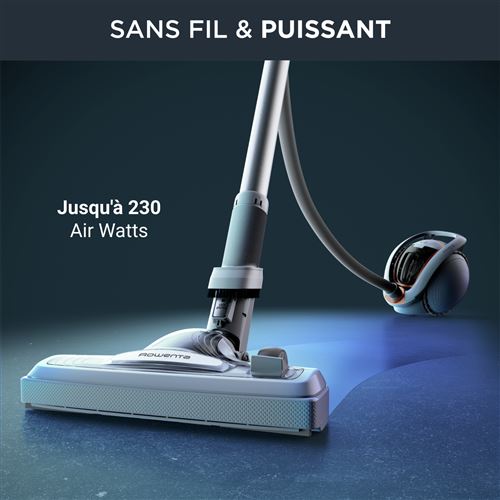Aspirateur sans fil Rowenta X-Ô 90 Energy+ Flex Silencieux Ultra