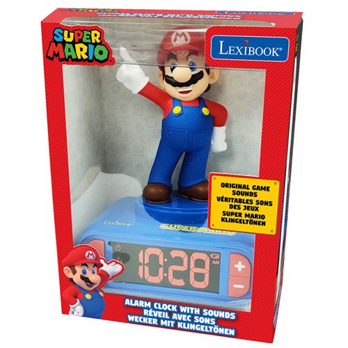 Réveil pour enfants Lexibook Super Mario avec effets sonores