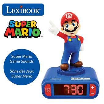 Réveil pour enfants Lexibook Super Mario avec effets sonores