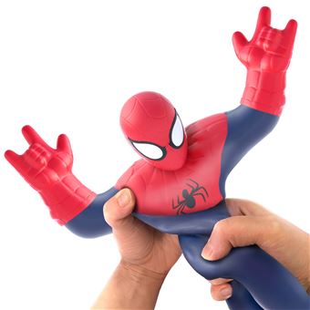 Figurine Goo Jit Zu Marvel Supagoo Spiderman 21 cm Rouge et Bleu