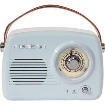 Radio portable Madison Freesound-VR30 Bleu et Beige - 1