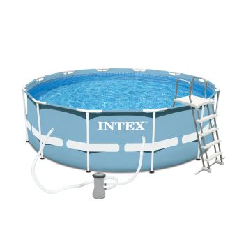 Kit Piscine Tubulaire Intex Prism Frame 28726fr 366 X 122 M Ronde