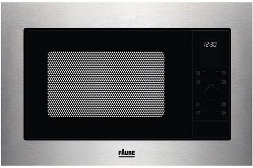 Faure Series 20 Fmsn7Dx - Four Micro-Ondes Grill - Encastrable - Entièrement Intégré - 25 Litres - 900 Watt - Acier Inoxydable