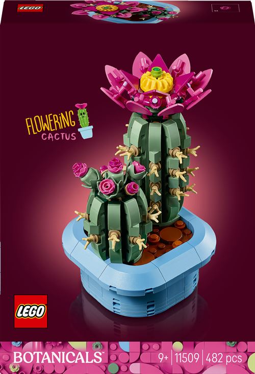 LEGO Botanicals Cactus Fleuri 11509 - vue 8