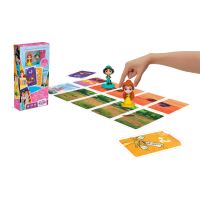 Jeu de cartes Cartamundi La course au château Disney Princesses avec figurine
