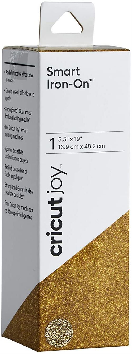 Accessoire Machine de découpe Cricut Smart Iron-On pailleté Doré