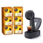 Expresso Krups Nescafé Dolce Gusto Infinissima YY4345FD et 6 boites de capsules café Bio 1500 W Gris