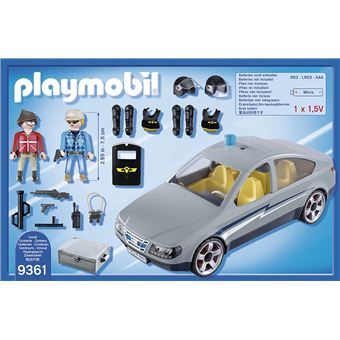 Playmobil City Action Les policiers d'élite 9361 Voiture banalisée