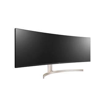 Ecran PC LG 49WL95CP-WE 49" Incurvé UWQHD AMD FreeSync Noir et Blanc