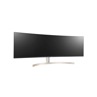 Ecran PC LG 49WL95CP-WE 49" Incurvé UWQHD AMD FreeSync Noir et Blanc