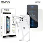 Pack coque souple + verre trempé 2,5D pour iPhone 13