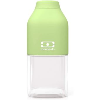 Bouteille de forme carrée Monbento Positive S Vert Apple