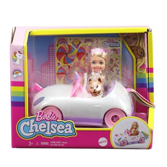 Poupée Barbie Chelsea et sa décapotable licorne