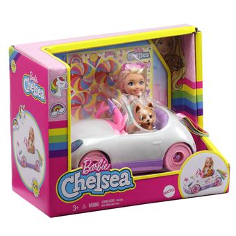 Poupée Barbie Chelsea et sa décapotable licorne