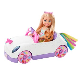 Poupée Barbie Chelsea et sa décapotable licorne