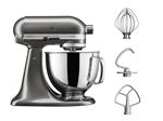 Robot pâtissier multifonction à tête inclinable KitchenAid 4,8L Artisan 300 W Rouge