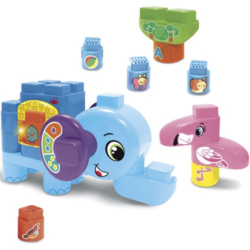 Jouet Interactif Vtech Bla-Bla-Blocks Mon Eléphant Des Découvertes
