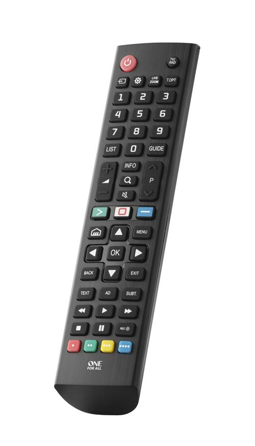 One For All TV Replacement Remotes URC4911 télécommande IR Wireless Appuyez sur les boutons - vue 3