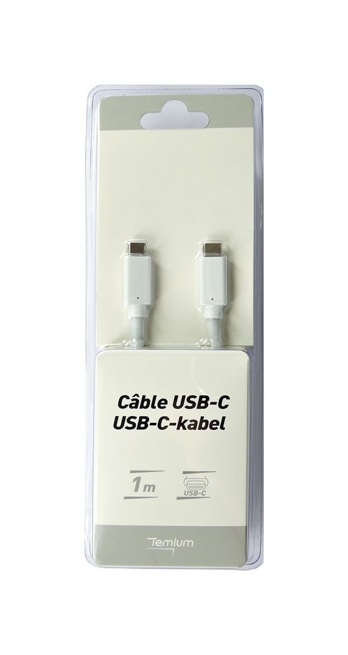 TEMIUM CABLE USBC/USBC 1M