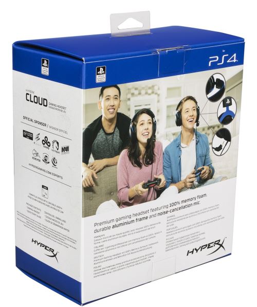 Micro-casque filaire Gaming HyperX Cloud Noir pour PS4 - Casque pour  console - Achat & prix
