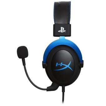 Micro-casque filaire Gaming HyperX Cloud Noir pour PS4