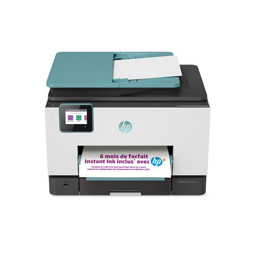 Imprimante Tout-en-un HP OfficeJet Pro 9025e Noir et vert