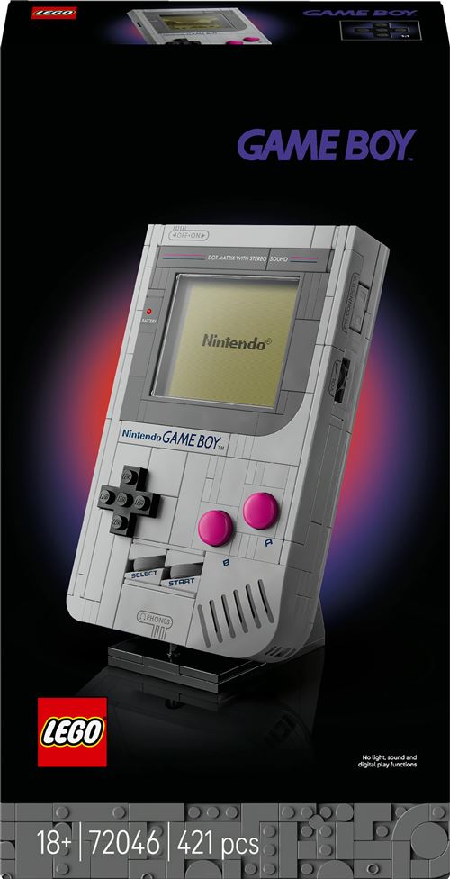 LEGO Super Mario 72046 Game Boy Set de Construction pour Adulte Décoration Rétro - vue 2