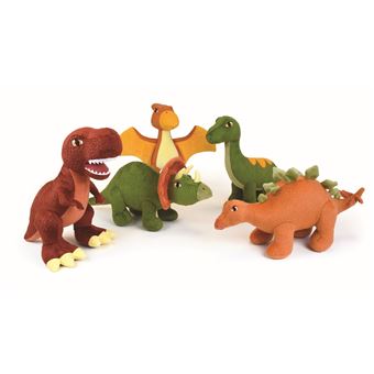 Peluches Jemini Jeminosaures 5 dinos 32-45 cm Modèle aléatoire