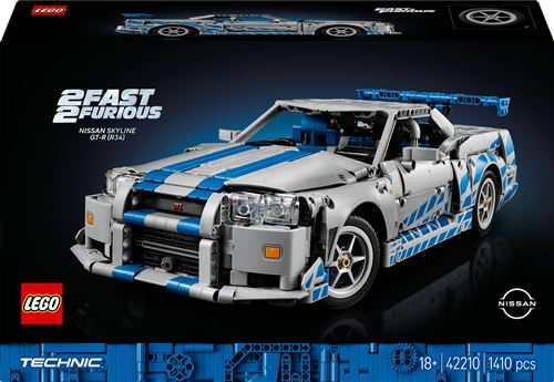 LEGO® Technic 42210 Voiture Nissan Skyline GT R R34 2 Fast 2 Furious - vue 1