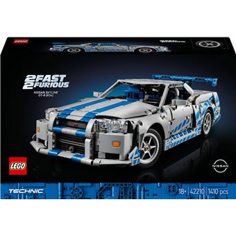 2セット 10.5 S LEGO ® Technic 42210 2 Fast 2 Furious Nissan Skyline GT-R (R34