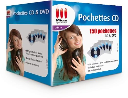 MICRO APPLICATION 5121 BOX OF 150 SMALL POCKETS CD/DVD