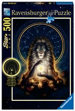 Puzzle Ravensburger Star Line Lion rayonnant 500 pièces